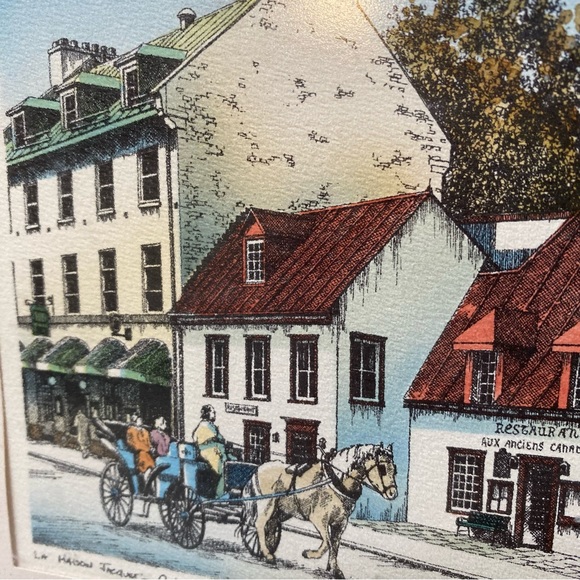 La Maison Jacquet Quebec Jean Philippe Vogel Framed Art Print - Picture 7 of 11